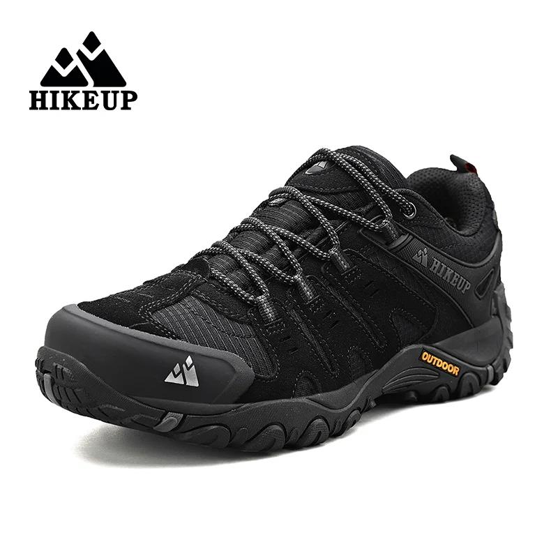 HIKEUP chaussures de randonnée pour hommes chaussures de trekking en montagne chaussures de plein ai