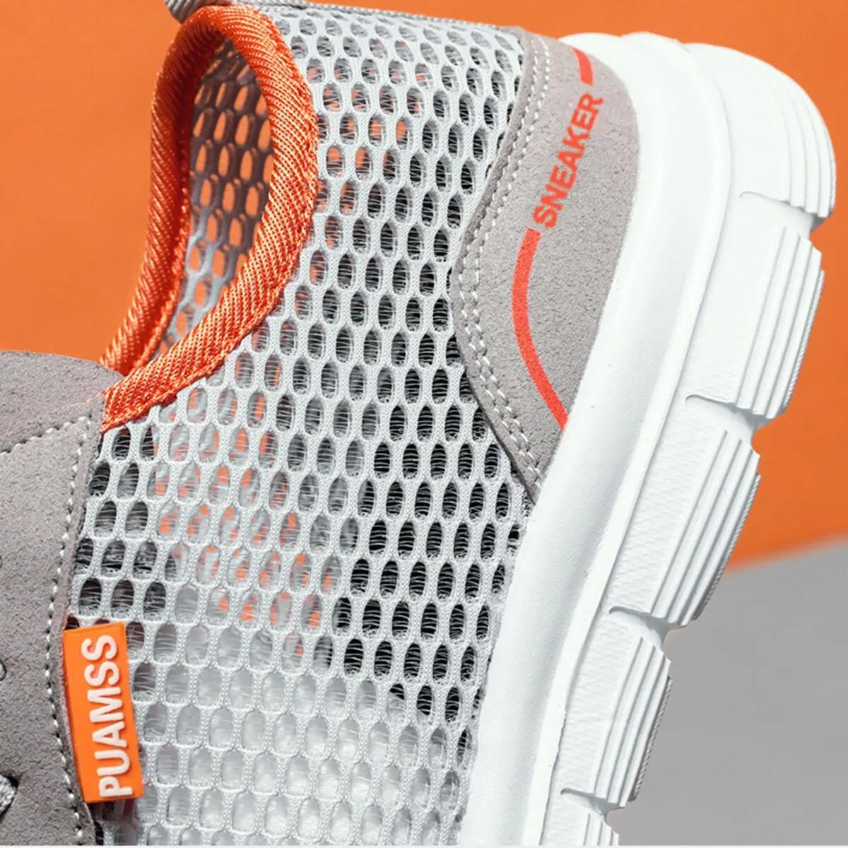 Sneakers de course pour hommes en maille d'été - Baskets légères et respirantes pour sport