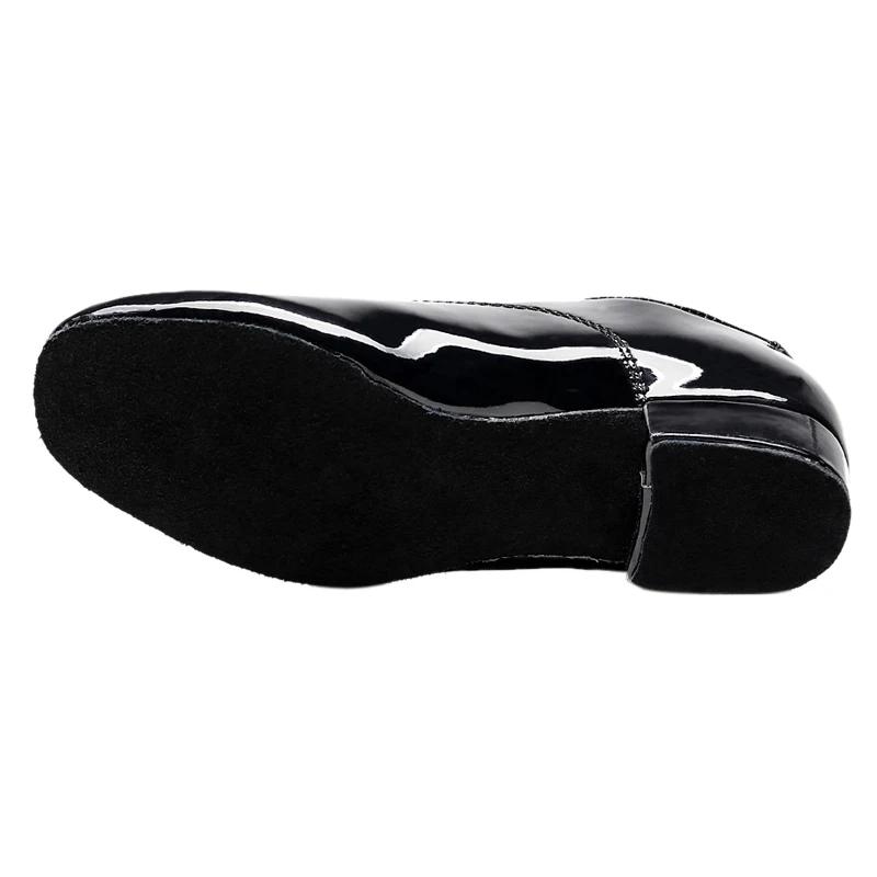 Chaussures de danse latine souples pour hommes danse moderne grande taille 2.5 cm talon pour garçon