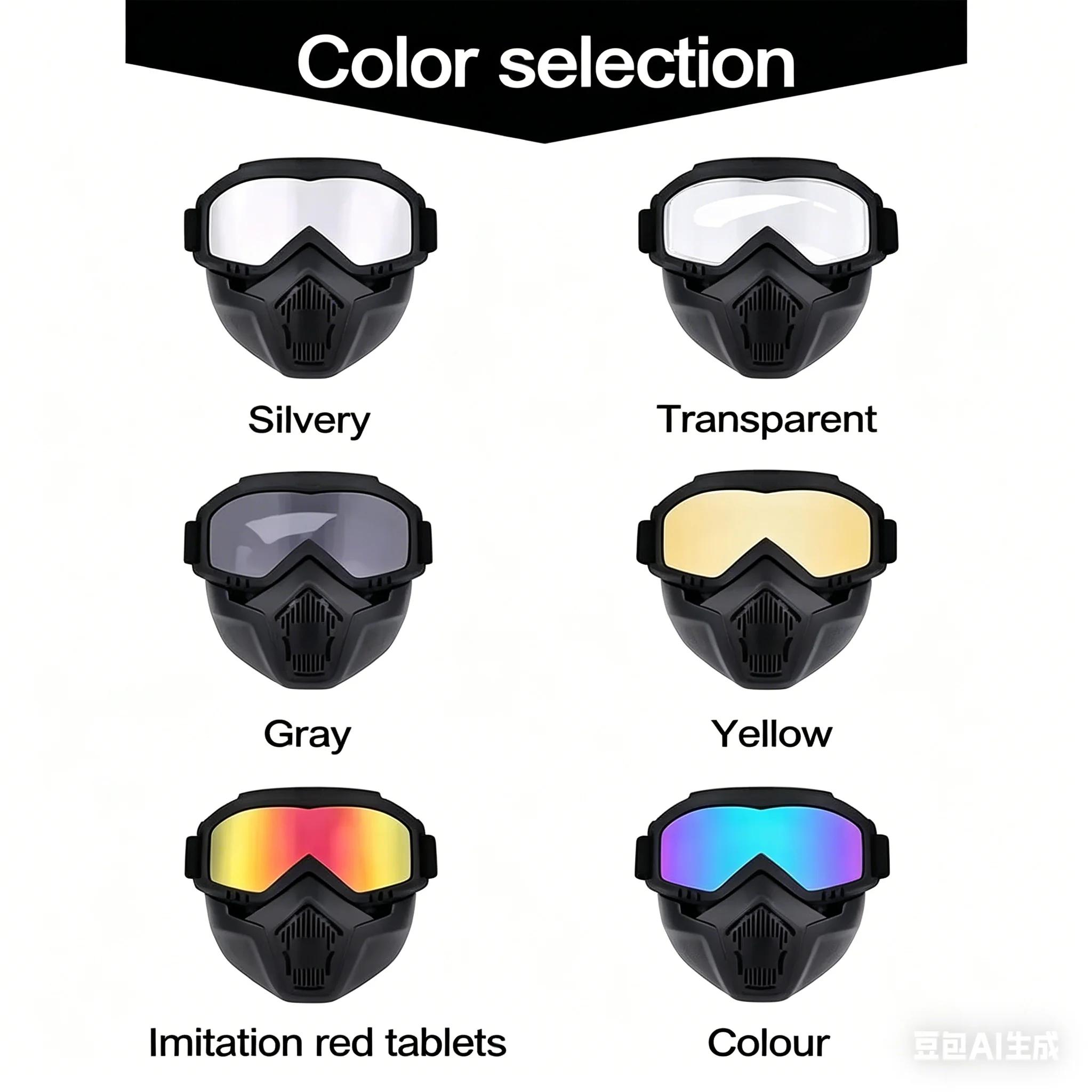 Sport de plein air coupe-vent masque lunettes HD moto lunettes Snowboard lunettes équitation Motocro