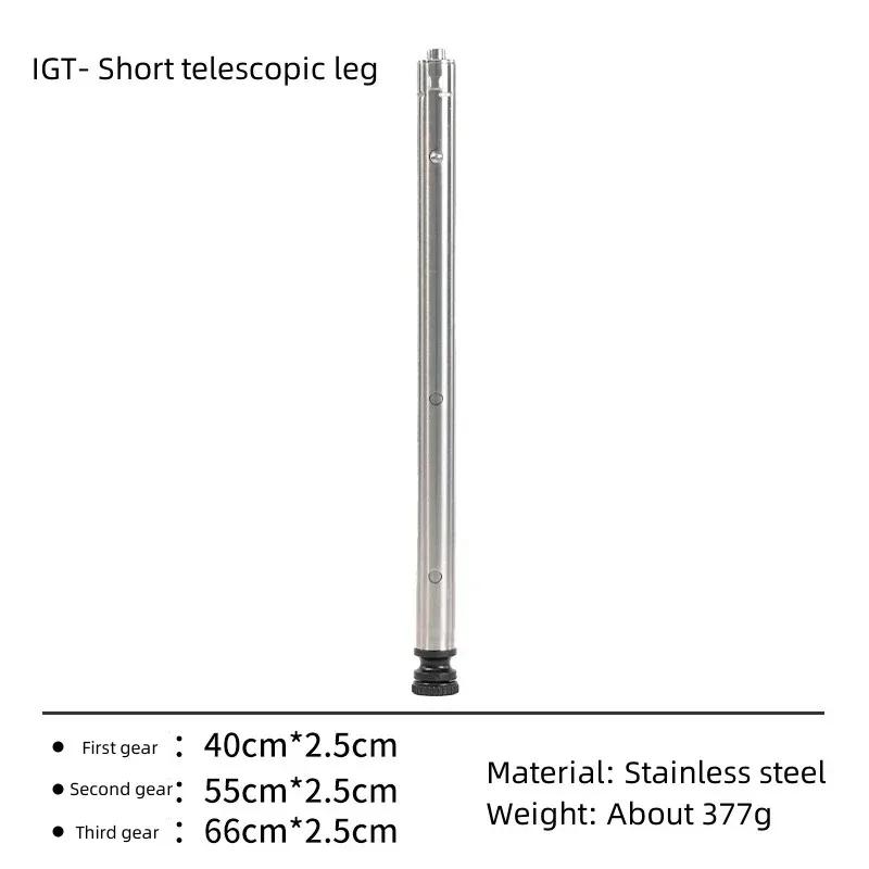 Pieds de Table IGT en Acier Inoxydable, Portables, Extensibles Librement, Durables, Naturels, Access