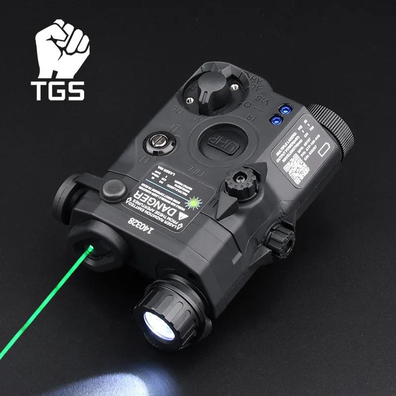 Lampe de poche airsoft bleu vert IR, aide au but, accessoires de chasse, rail de 20mm, PEQ15
