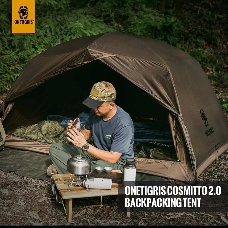 OneTigris COSMITTO 2.0 tente de Camping pour deux personnes 3 saisons installation facile tente de v