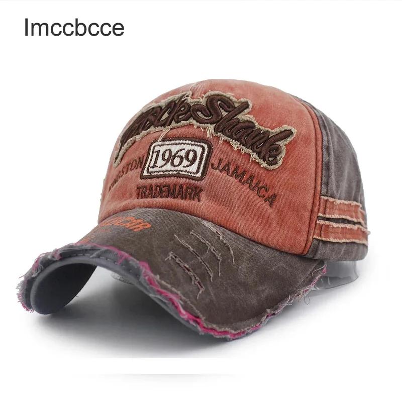 Coton lavé 1969 broderie casquettes de Baseball pour femmes hommes Sport visières Vintage casquette
