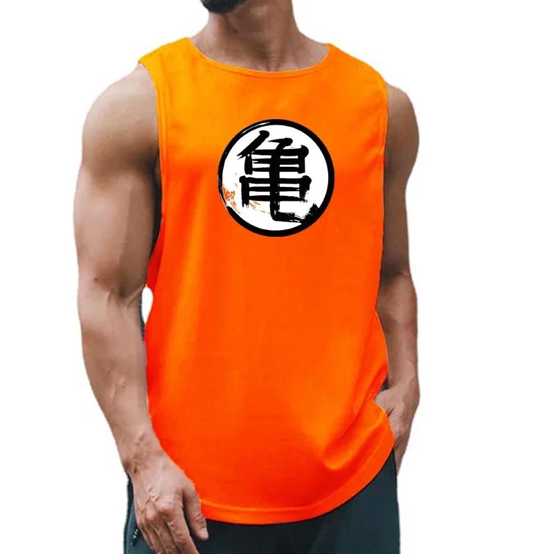 Chemise de sport imprimée Anime japonais pour hommes - Vêtements fitness respirants été
