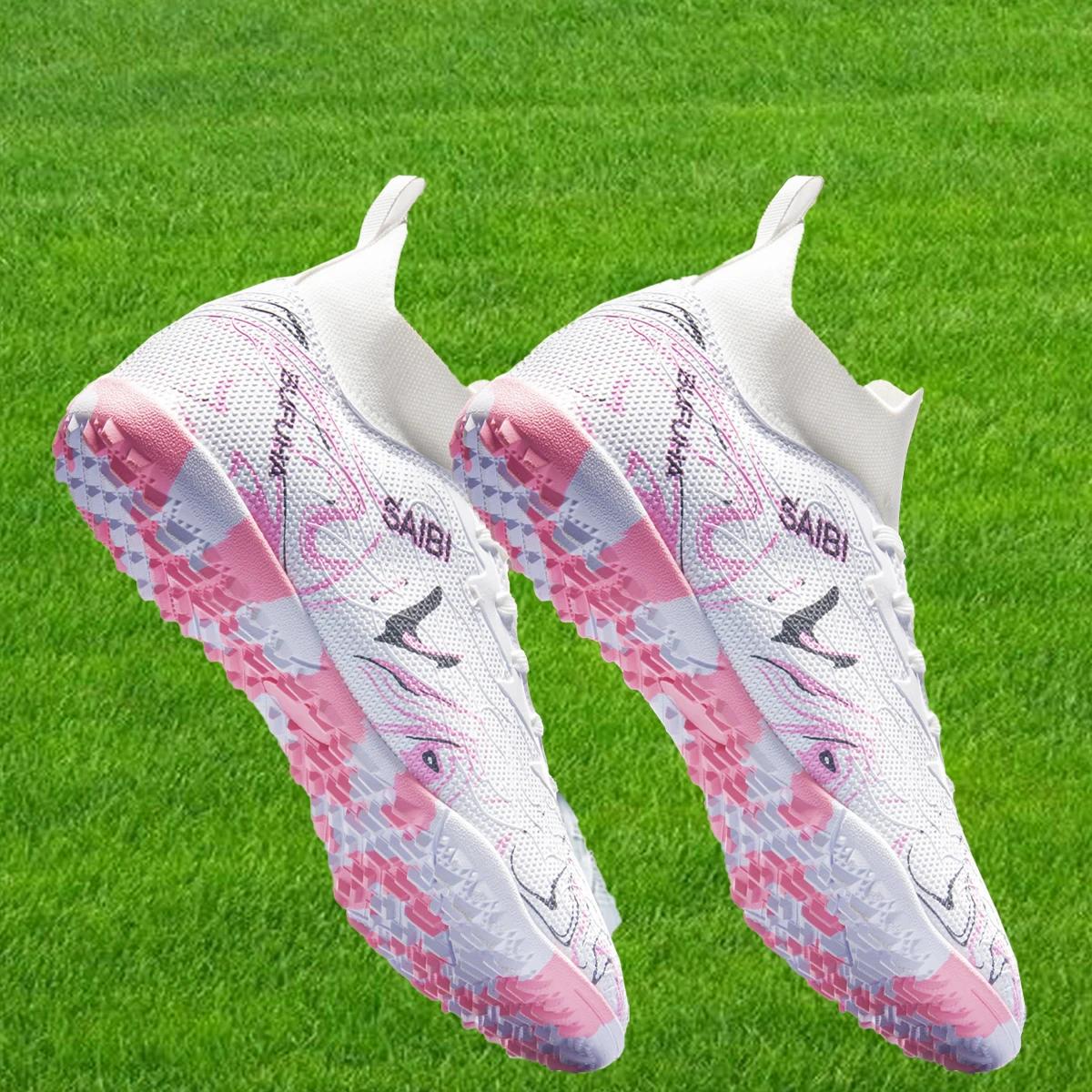 Chaussures de football baskets chuteira society chaussures de football au-dessus de la cheville mais