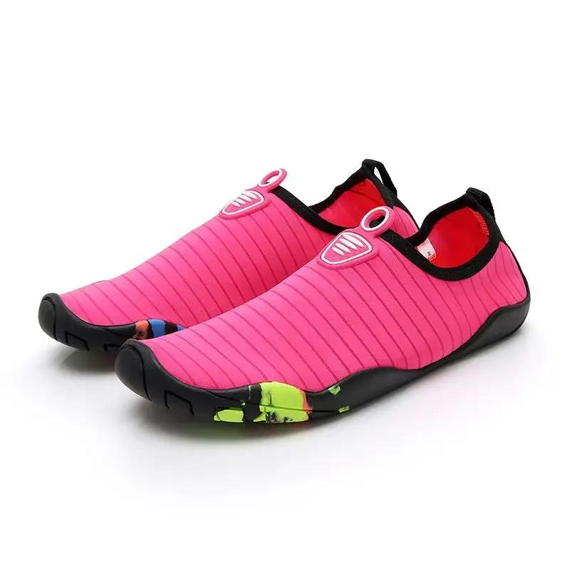 Chaussures de gymnastique d'intérieur unisexes, chaussures de plage à interférence de vitesse en ple
