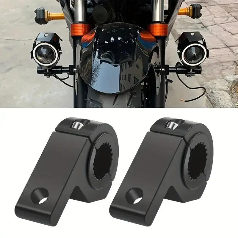 1/2/4pc universel voiture moto phares pinces supports Tube pince Kit pour camion Auto ATV moto Led b