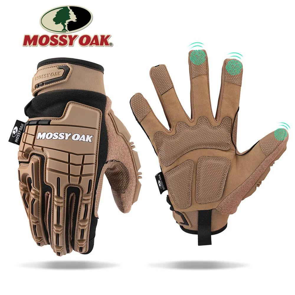 MOSSY OAK-gants militaires pour écran tactile à doigt complet pour hommes, gant tactique, chasse, Pa