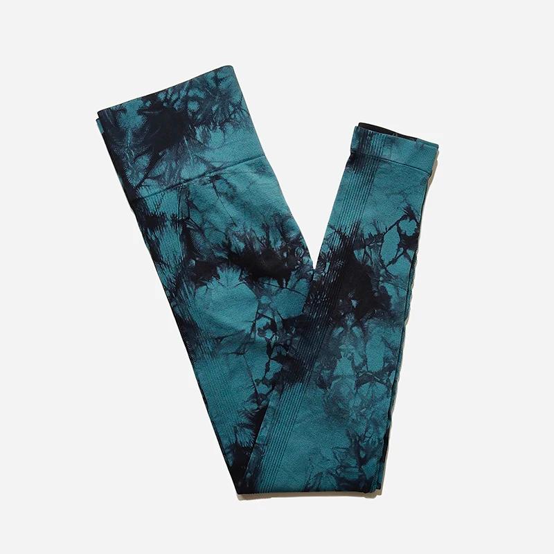 WAREBALL nouveau cravate colorant pantalons de Yoga Leggings de gymnastique femmes sans couture tail