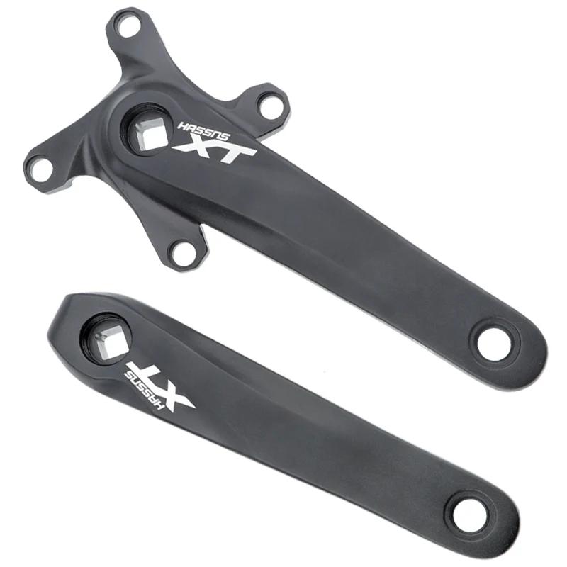 HASSNS XT Manivelle de vélo VTT à axe carré 104 BCD, bielles de vélo de montagne 170MM 32/34/36/38/4
