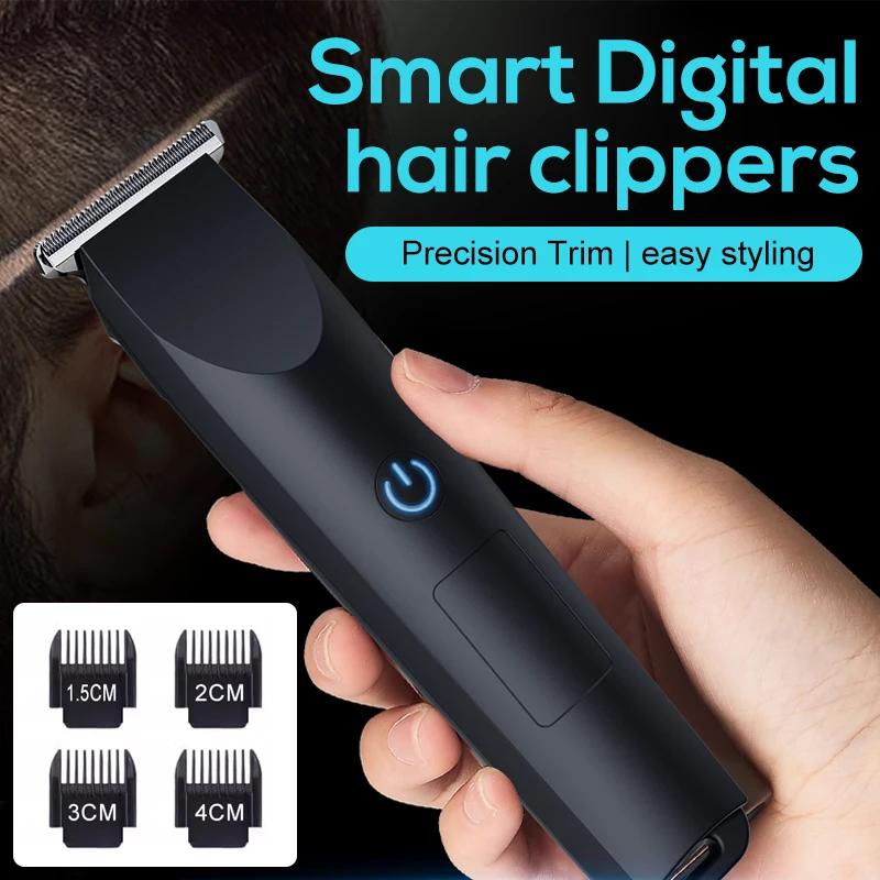 Conception de tête de coupe réglable avec chargement USB pour tondeuse à cheveux électrique coupe de