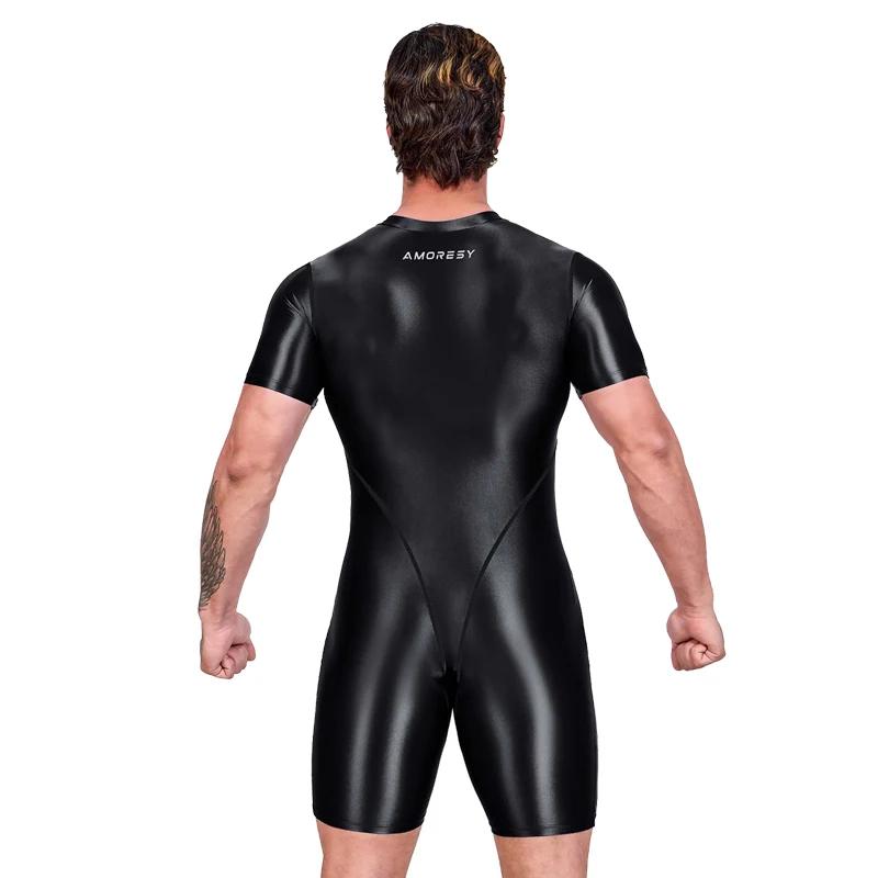 AMORESY Sexy Gloss hommes sport body huileux cyclisme, natation, fitness, course à pied loisirs bril