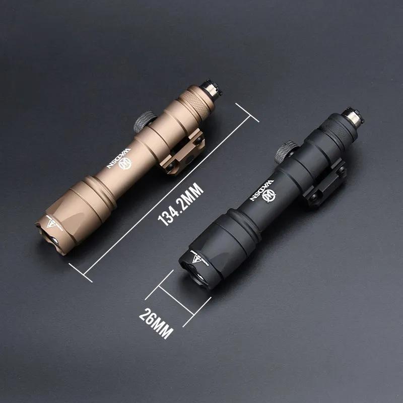 WADSN SF M600 M600C M600U Lampe torche puissante pour airsoft, chasse, éclairage de fusil de chasse,