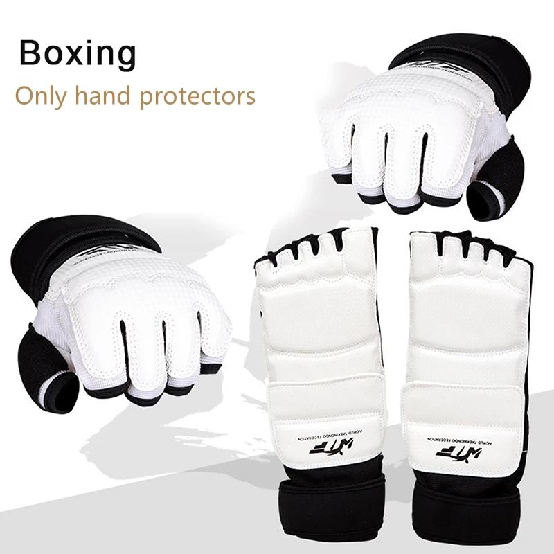 Gants de boxe en cuir adulte et enfant - Protection arts martiaux karaté taekwondo