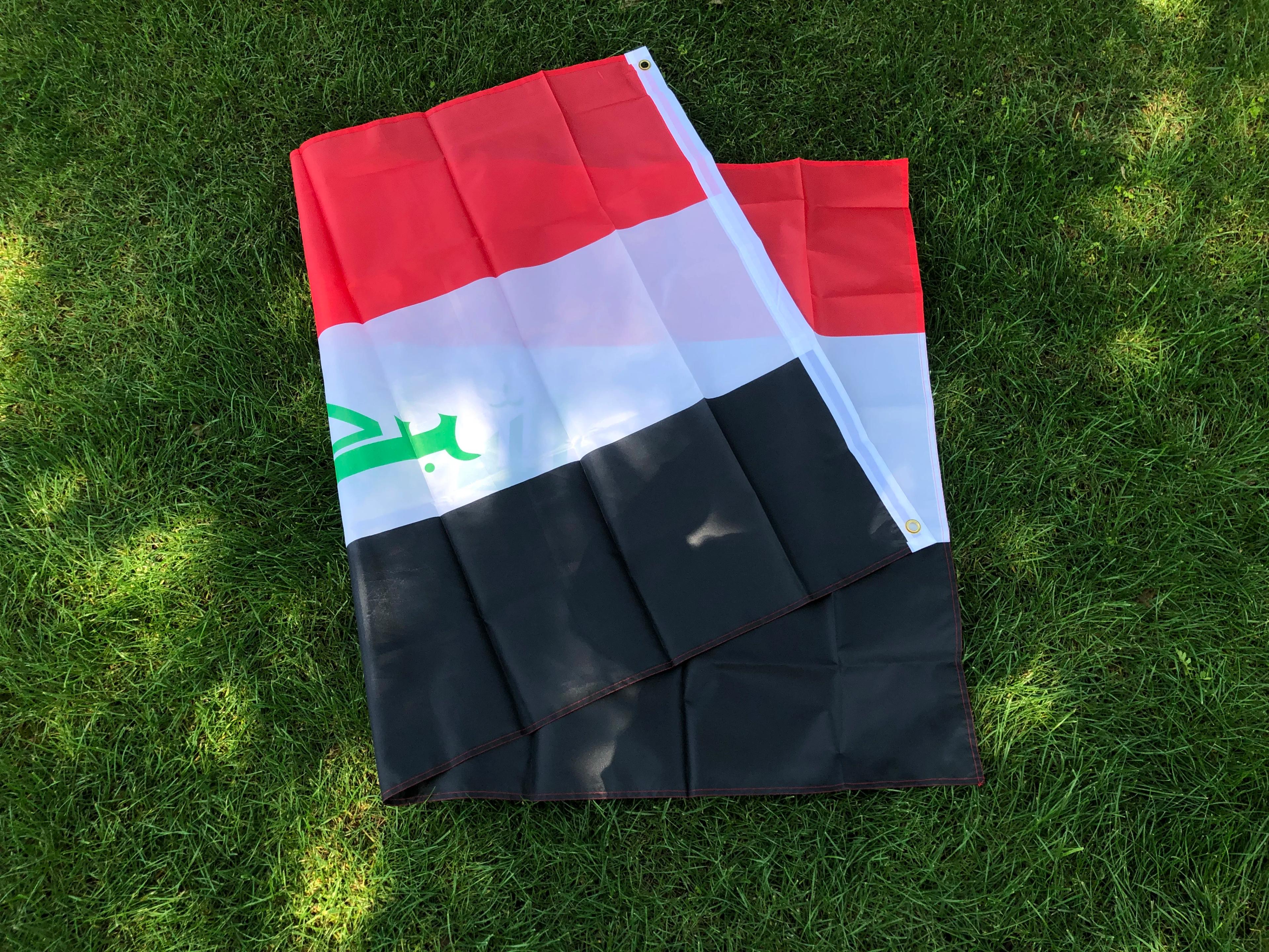 Drapeau SKY livraison gratuite drapeau irak Nation 90x150 cm 3 pieds x 5 pieds bannière en Polyester