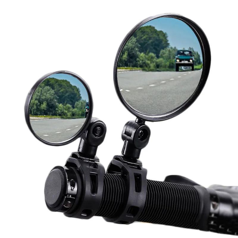 Rétroviseur auxiliaire pour guidon de vélo, résistant à 360, réglable, grand angle, cyclisme