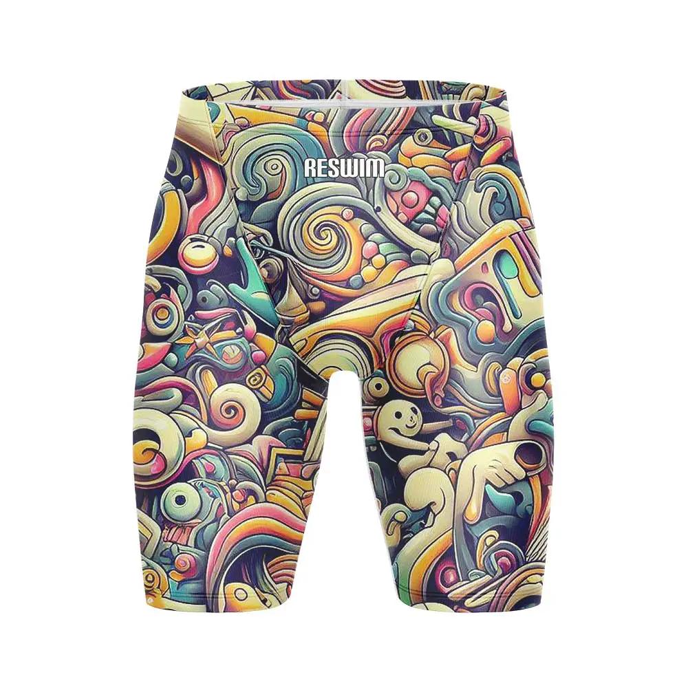 Short de bain athlétique homme - Idéal pour natation, entraînement, plage, surf et plongée
