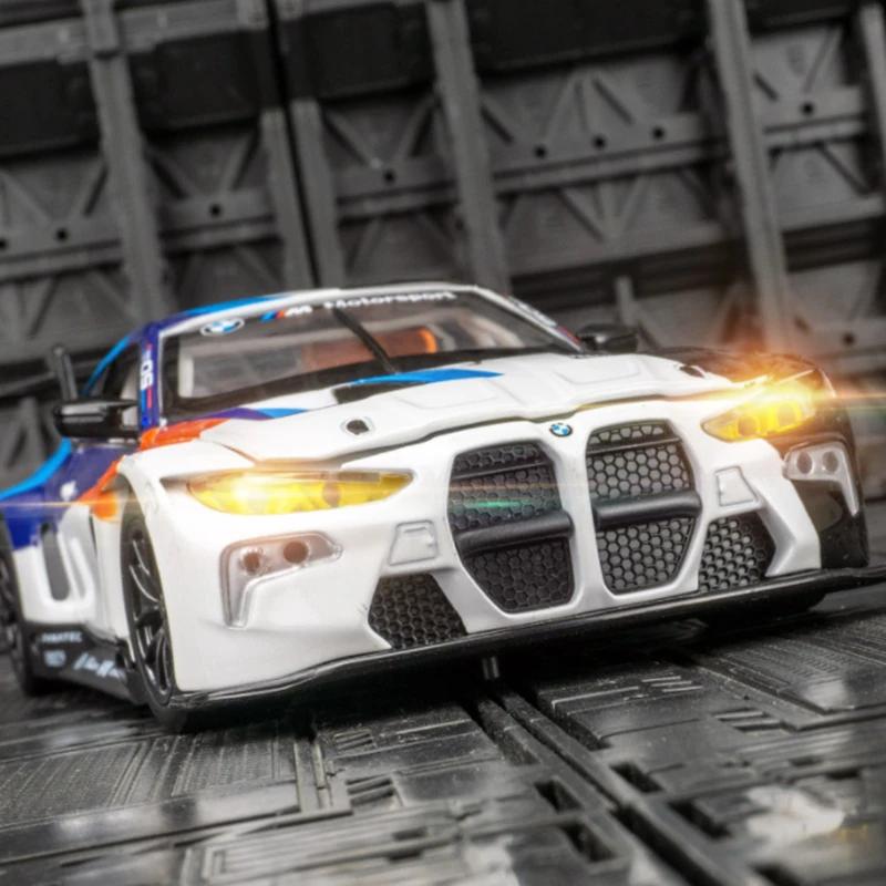 1:24 BMW M4 GT3 modèle de voiture de sport en alliage moulé sous pression en métal jouet voiture véh