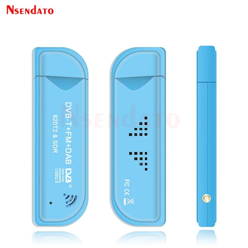 Dongle récepteur TV numérique avec antenne pour Windows, Smart DVB-T, SDR TV Stick Tuner, RTL2832U &