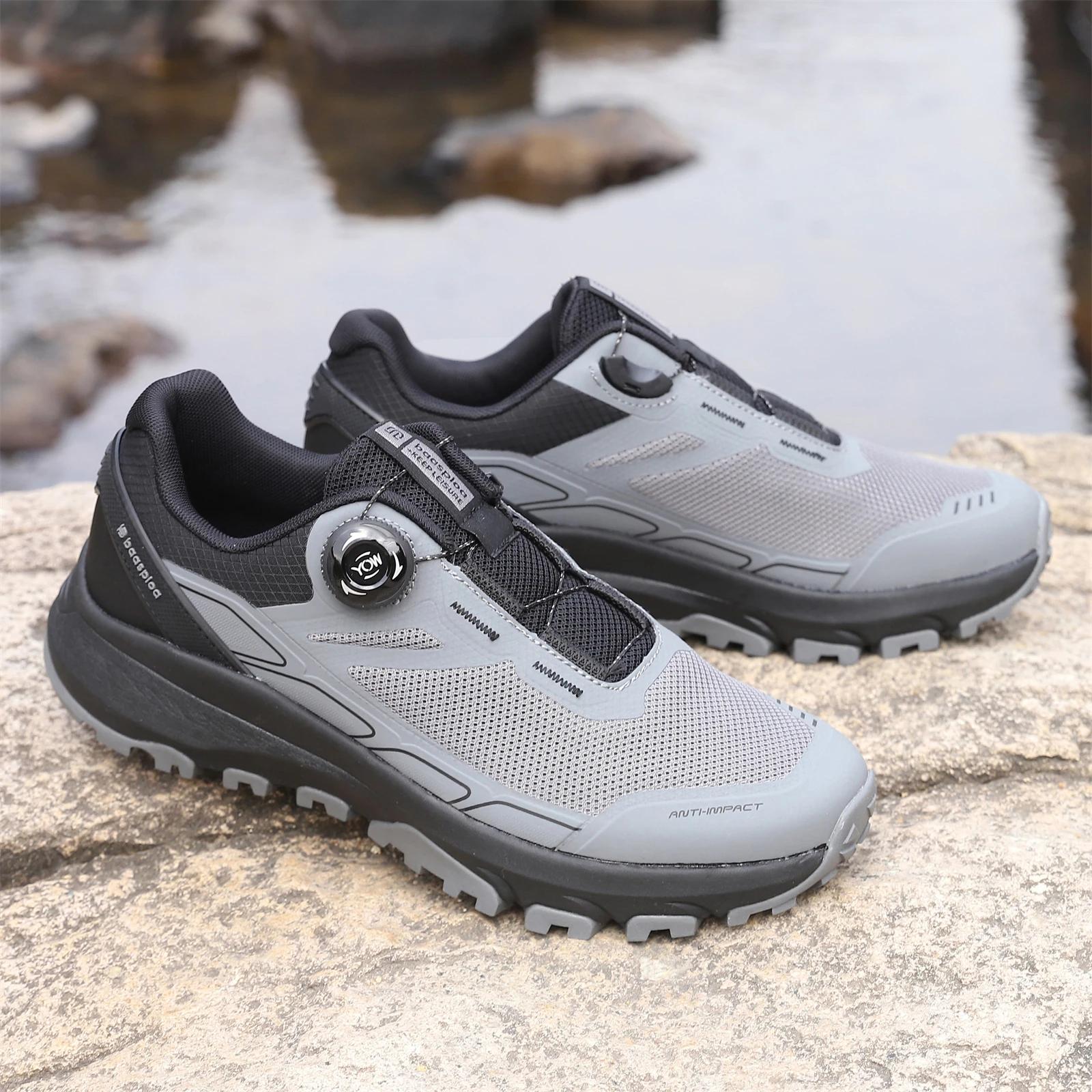 Baasploa hommes hiver randonnée baskets de haute qualité chaud Trekking escalade chaussures mâle bou