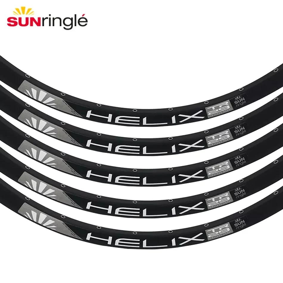 SUNRINGLE-Jante de vélo HELIX en alliage d'aluminium, pour VTT TR25 TR27 TR29 28H 32H, jante de roue