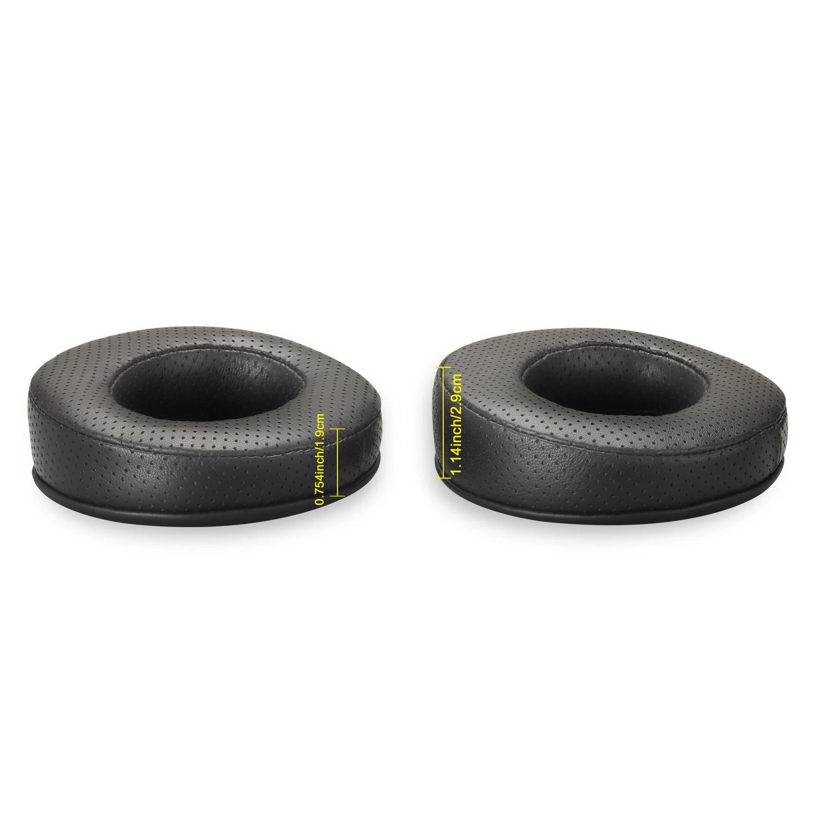 Coussinets d'oreille perforés en peau de mouton, 11cm, coudés, pour écouteurs Fostex TH-600 TH-900 D