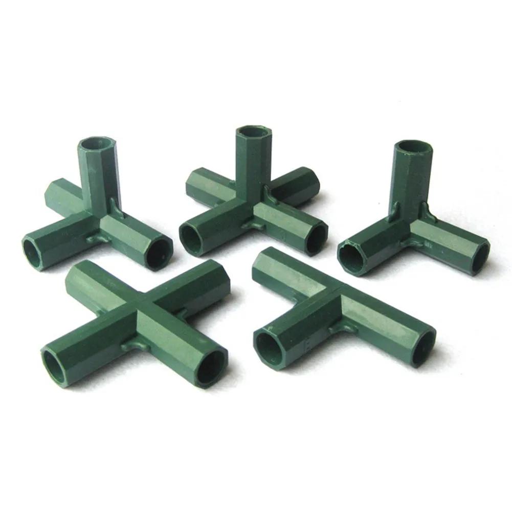 Raccord en PVC pour cadre de serre, support stable, connecteur de construction, 5 types, rapDuty, 16