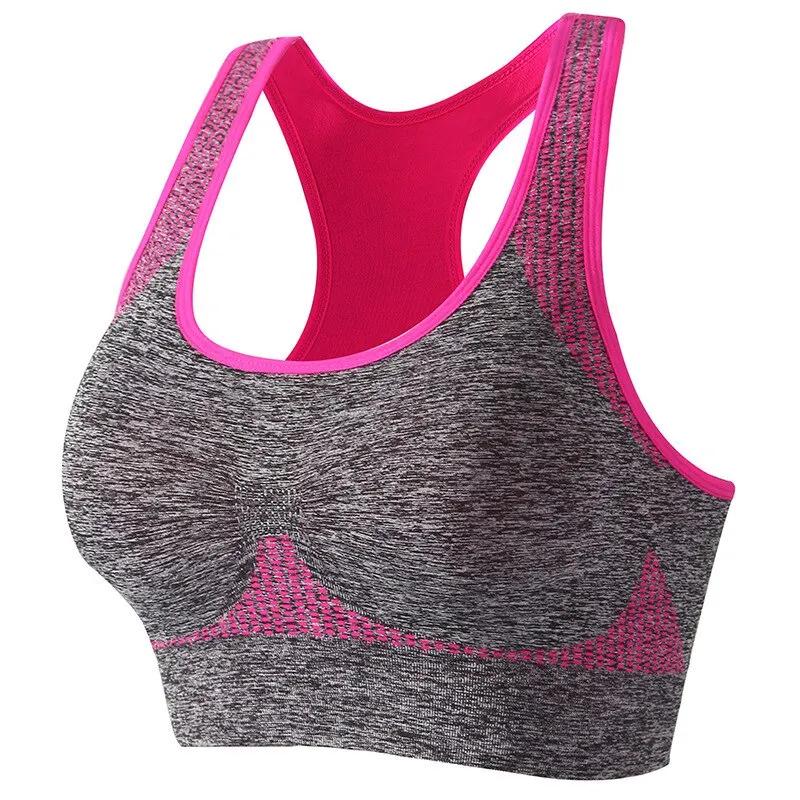 Femmes de Sport D'entraînement Bras Fitness Dos Nu Rembourré Ivy Faible Impact Soutien-Gorge Yoga Ré