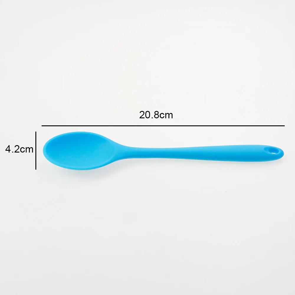 Silicone world Cuillère en silicone Cuillères à soupe mixtes Louche de mélange de cuisine Ustensiles