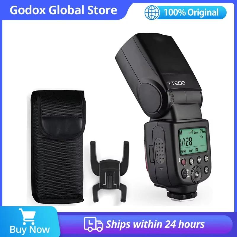 Flash Godox TT600 2.4G sans fil X-system GN60 Master/Slave pour appareils photo Canon, Nikon, Sony,