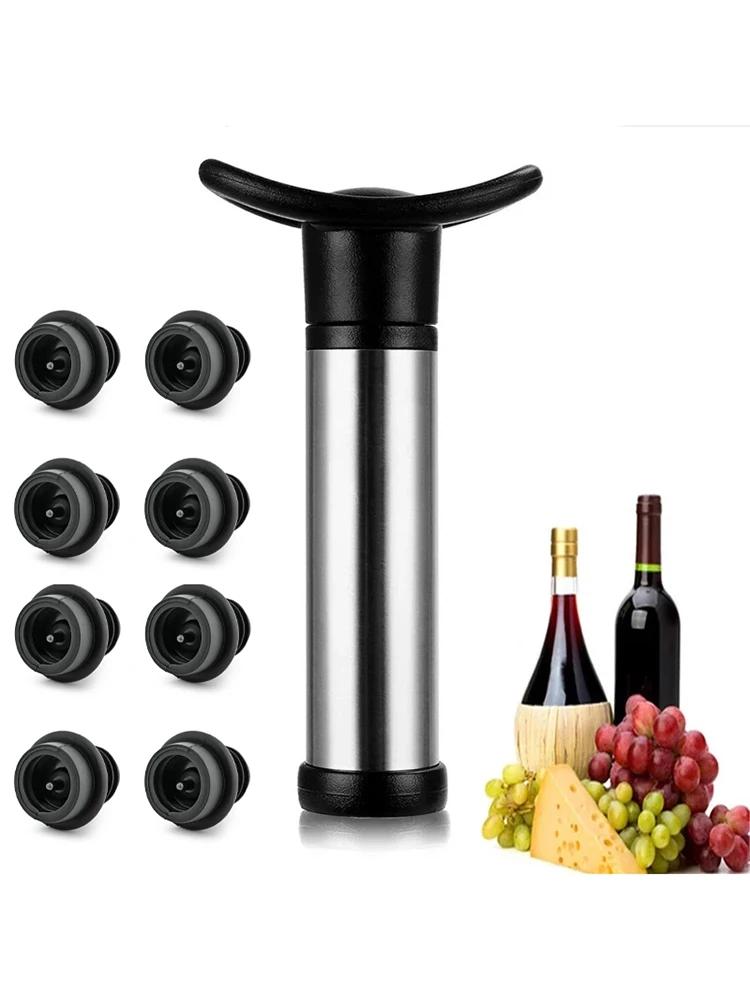 Bouchons de vin pour économiseur de vin, pompe à vide, bouchon de vin en caoutchouc de qualité, gard