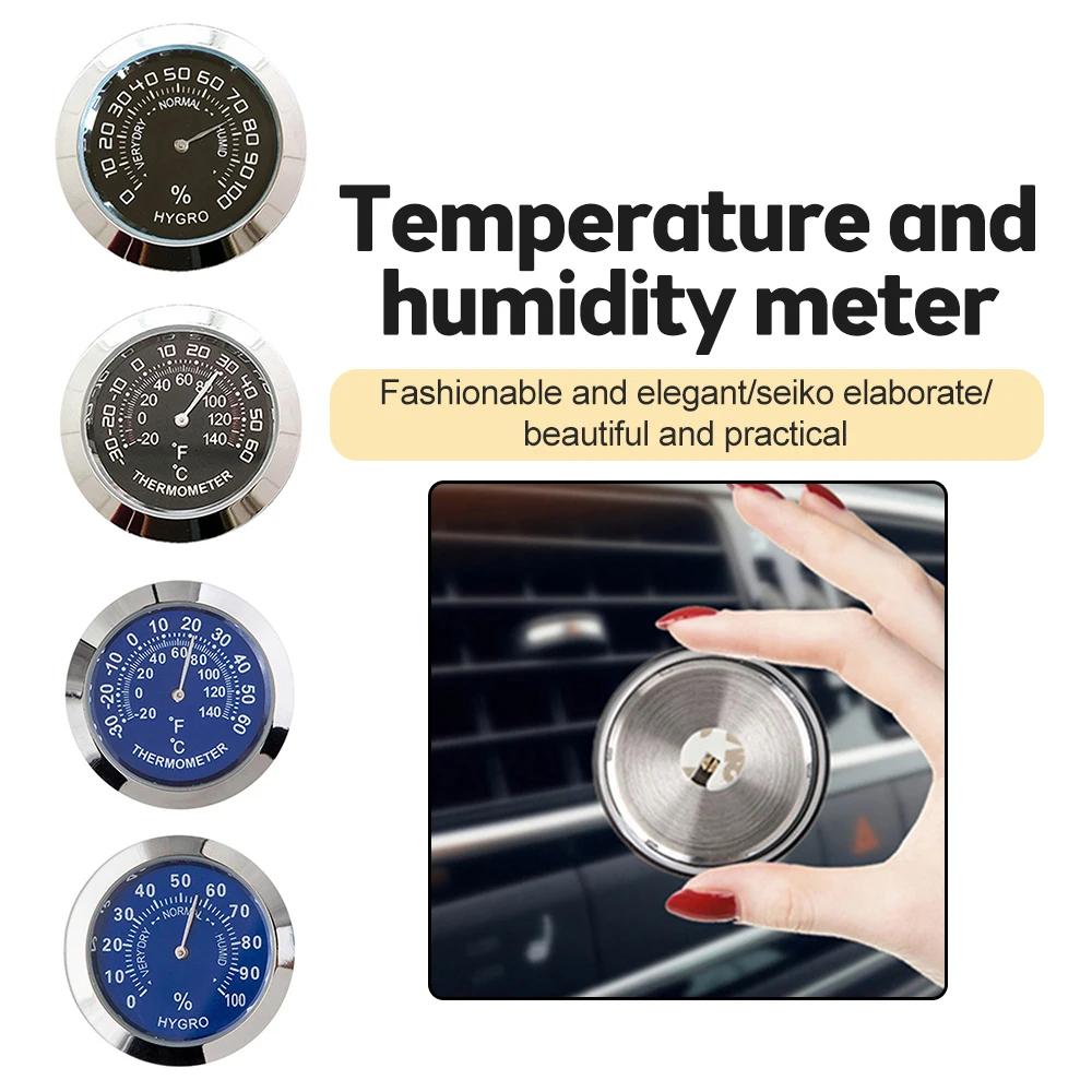 Hygromètre intérieur extérieur thermomètre jauge d'humidité indicateur panneau métallique températur