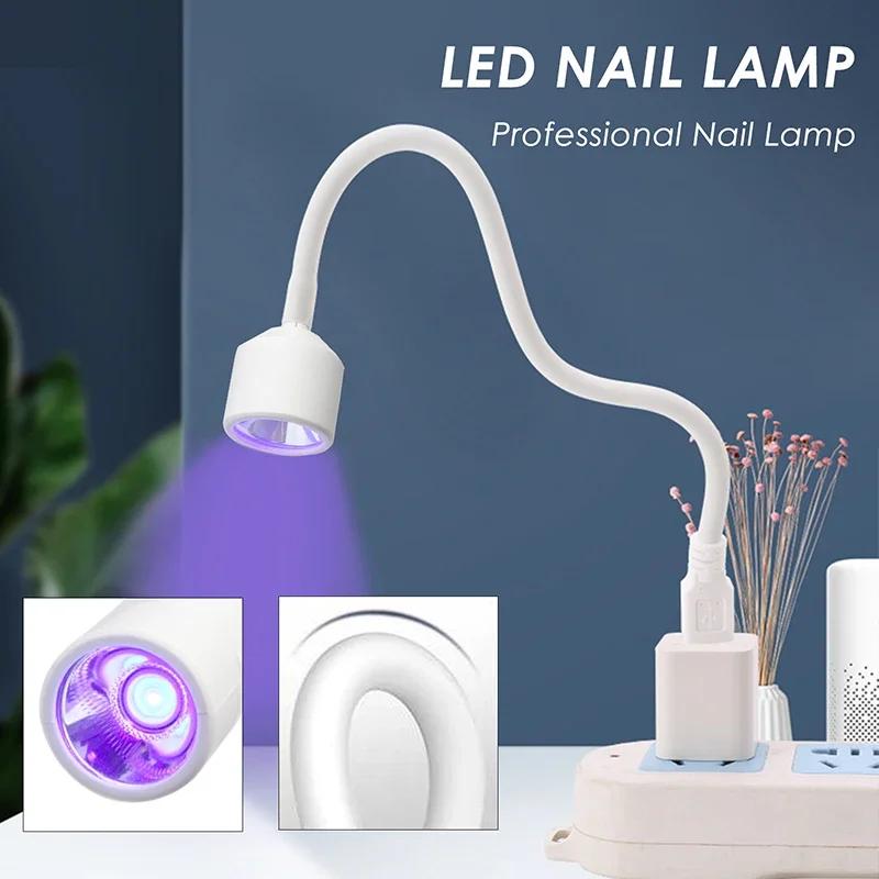 Mini sèche-ongles UV LED lampe à ongles pliable USB lampes de polymérisation lampe de bureau pour ve