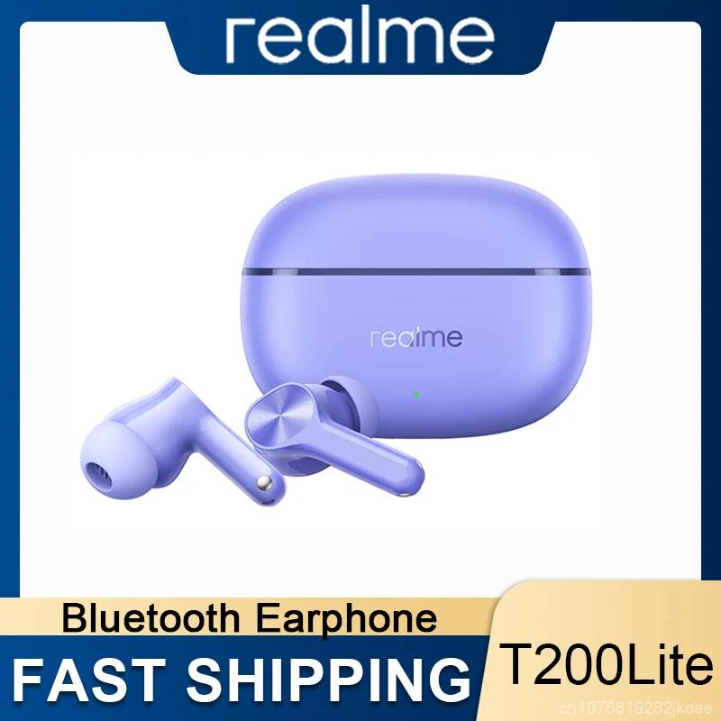 Realme Buds T200 Lite véritable écouteur sans fil AI appel réduction du bruit casque Bluetooth 5.4 H