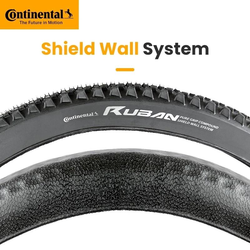 Continental Ruban Vtt Tubeless Ready Pneu Pliant 29x2.1/2.3 180TPI Composé Bouclier Mur Système Anti