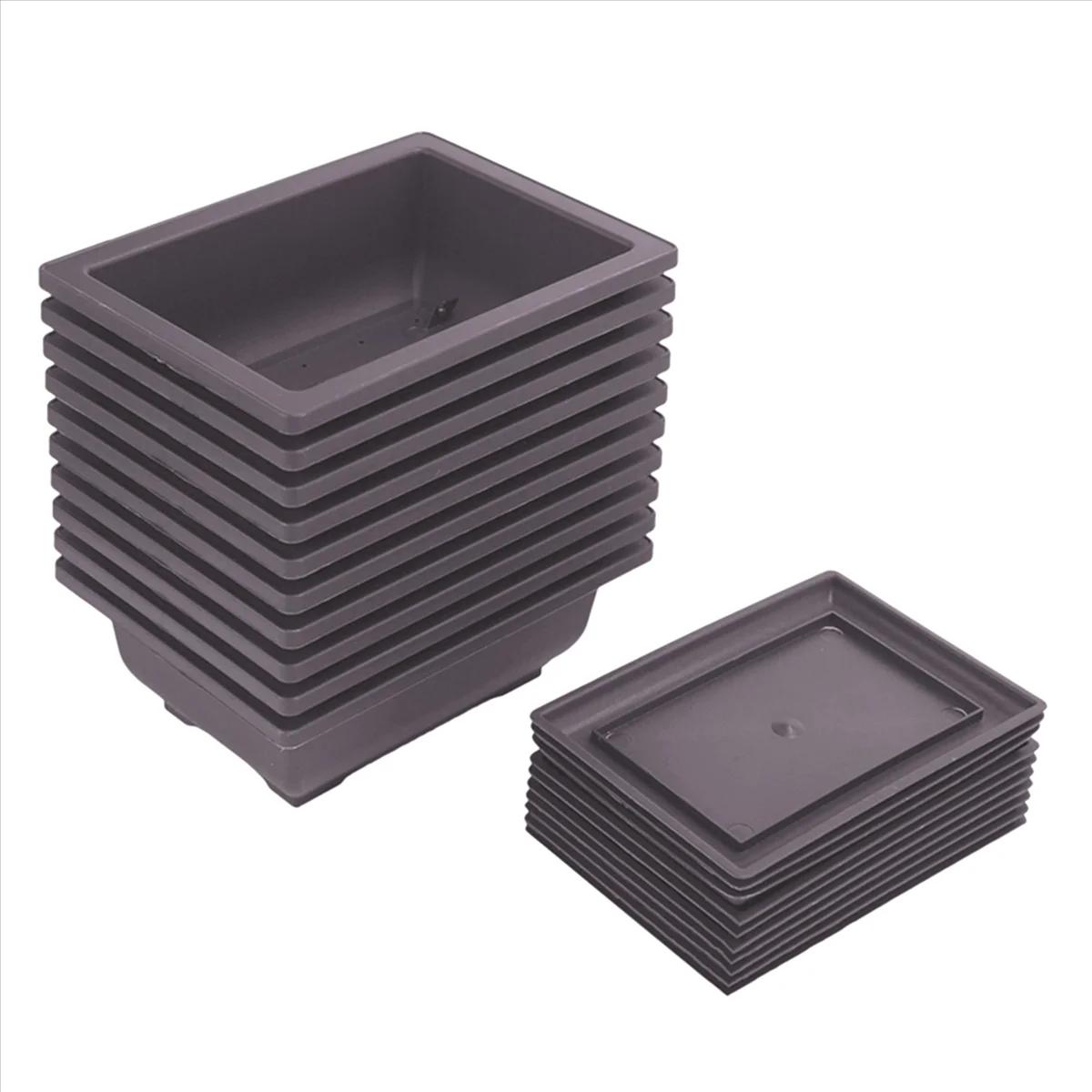 Pots d'entraînement à bonsaï avec escalade, pot de plantes en plastique, pot Lauren pour jardin, cou