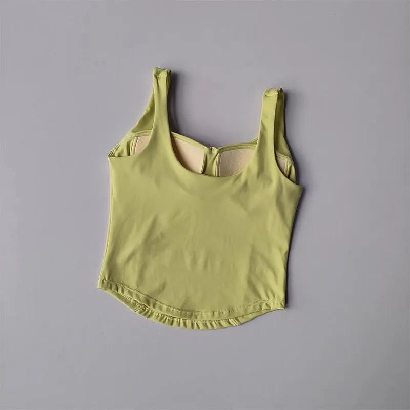 Soutien-gorge sport bustier tubulaire sans manches femme - Haut court streetwear sans couture 2024