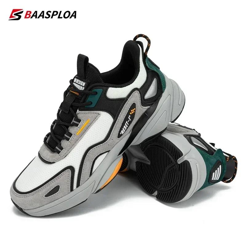 Chaussures de course pour hommes Baasploa, marque de chaussures légères, baskets décontractées en cu