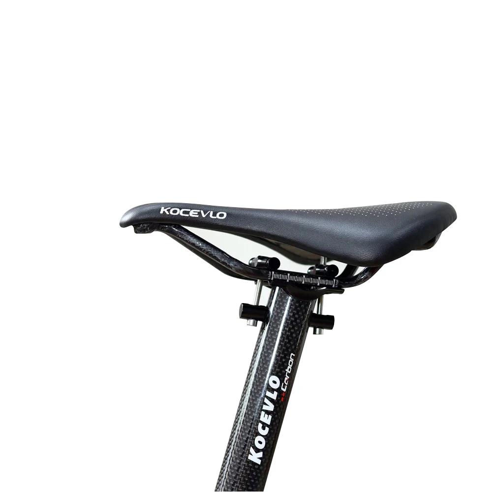 Kocevlo-Coussin de siège de vélo de route en fibre de carbone, sac de siège de vélo de montagne, ult