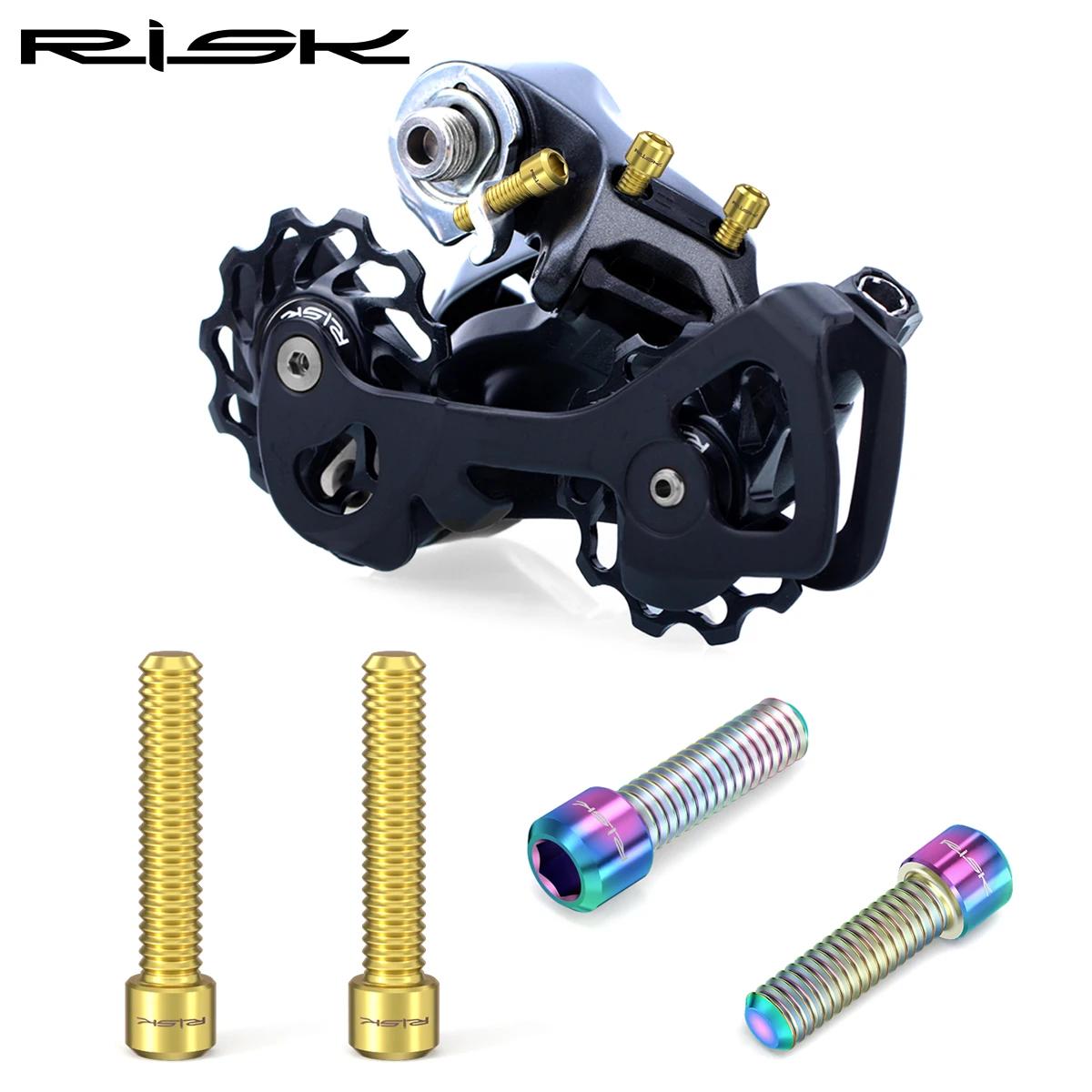Risque M4 * 13.5/M4x20mm, boulons de dérailleur avant/arrière en alliage de titane pour vélo vtt XT