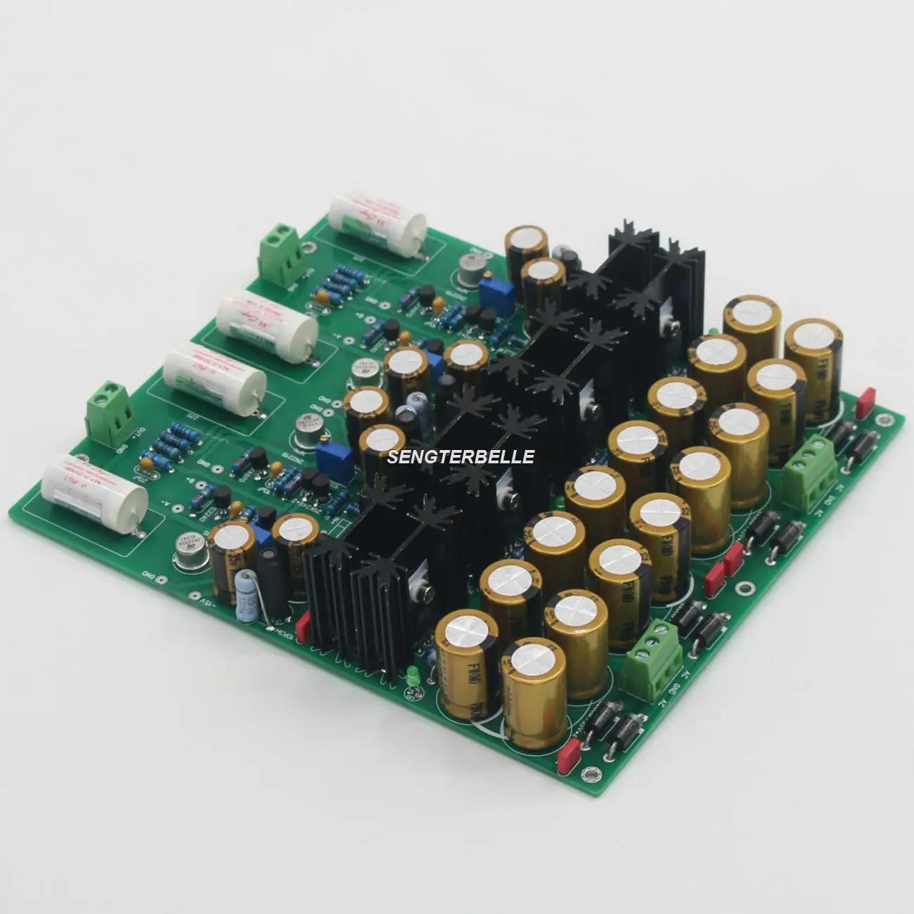 Kit de carte de préamplificateur stéréo de classe A, mise à niveau HiFi, sceau doré, base de carte d