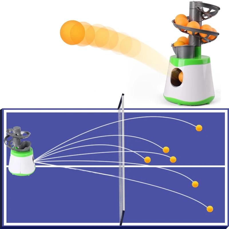 4 * AA batterie Mini Tennis de Table Robot Service Machine de lancement formateur adulte enfant Spor