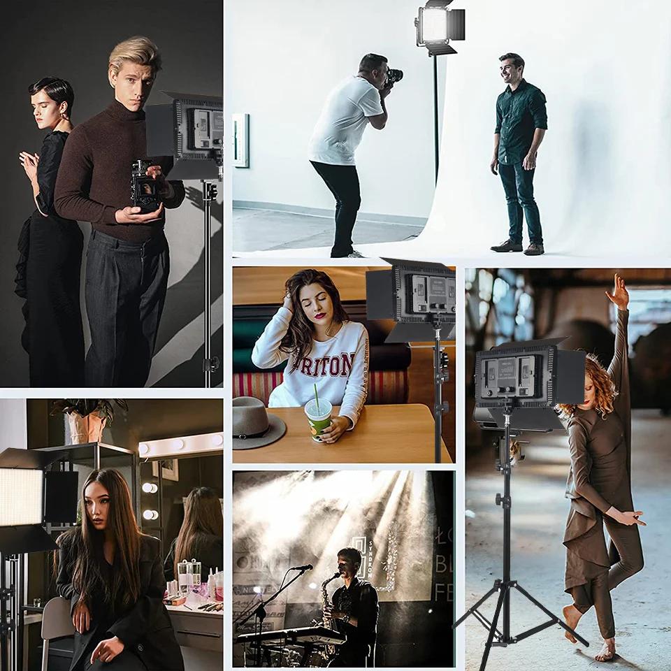 LED Photo Studio lumière pour Youbute jeu vidéo en direct éclairage sur caméra 50W Portable enregist