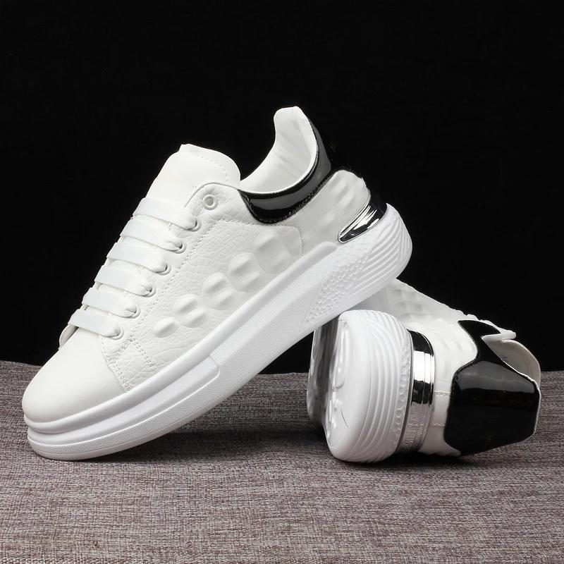 Baskets respirantes rehaussantes pour hommes et femmes, chaussures de skateboard, chaussures de tenn