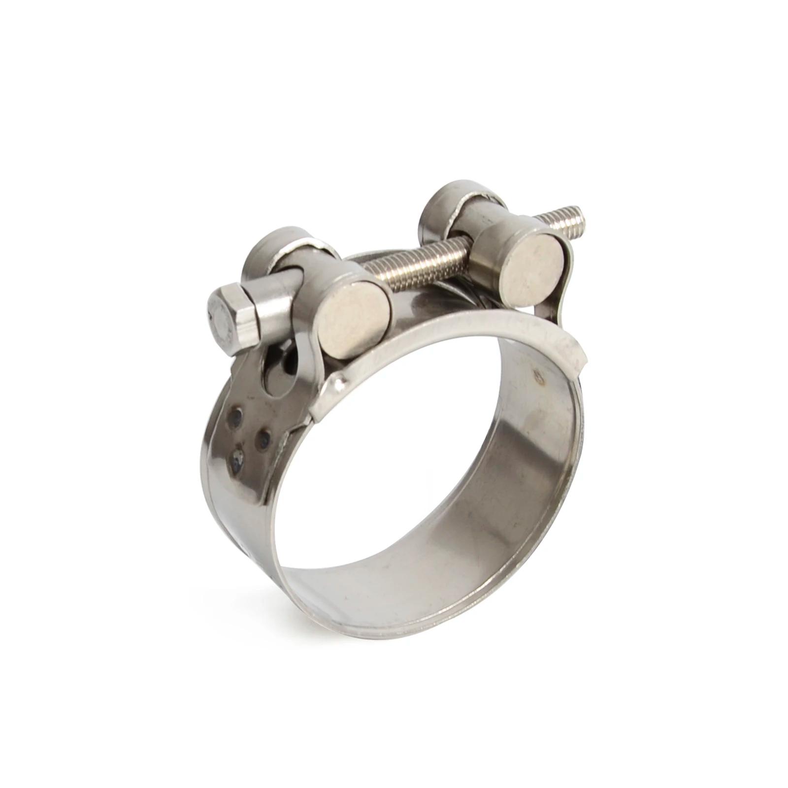 Pince de serrage pour tuyau d'échappement de moto, 31mm - 62mm, en acier inoxydable, pour connexion