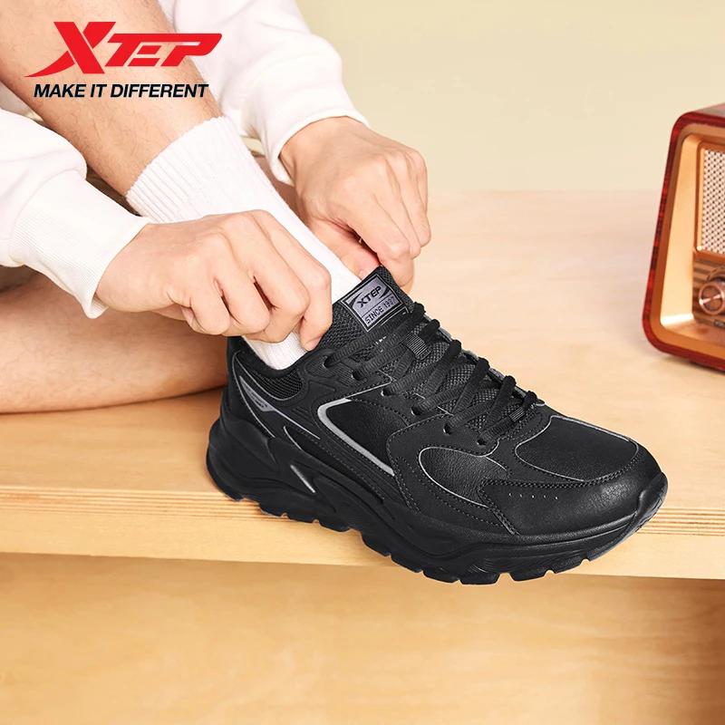 Xtep chaussures décontractées pour hommes 2025 hiver Style de rue coussin léger résistant à l'usure