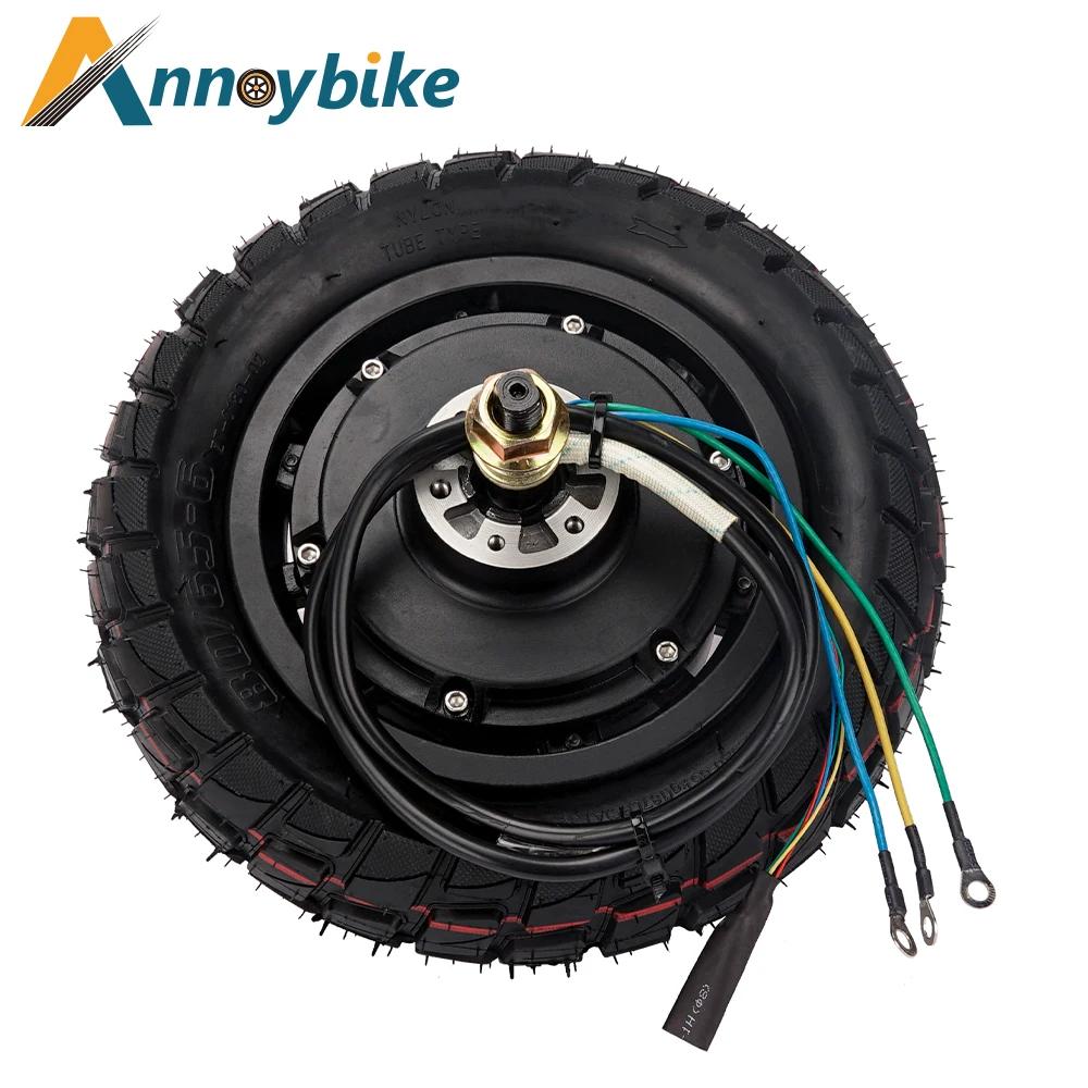 Moteur de moyeu de trottinette électrique 10 pouces 52V/60V 1600W/3000W, puissant, avec frein à disq