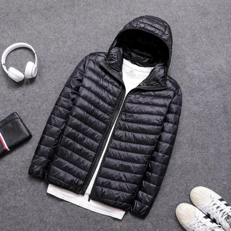 Doudoune Ultra Légère pour Homme, Manteau Respirant, Pliable, Degré d'Eau et de Vent, Grande Taille,