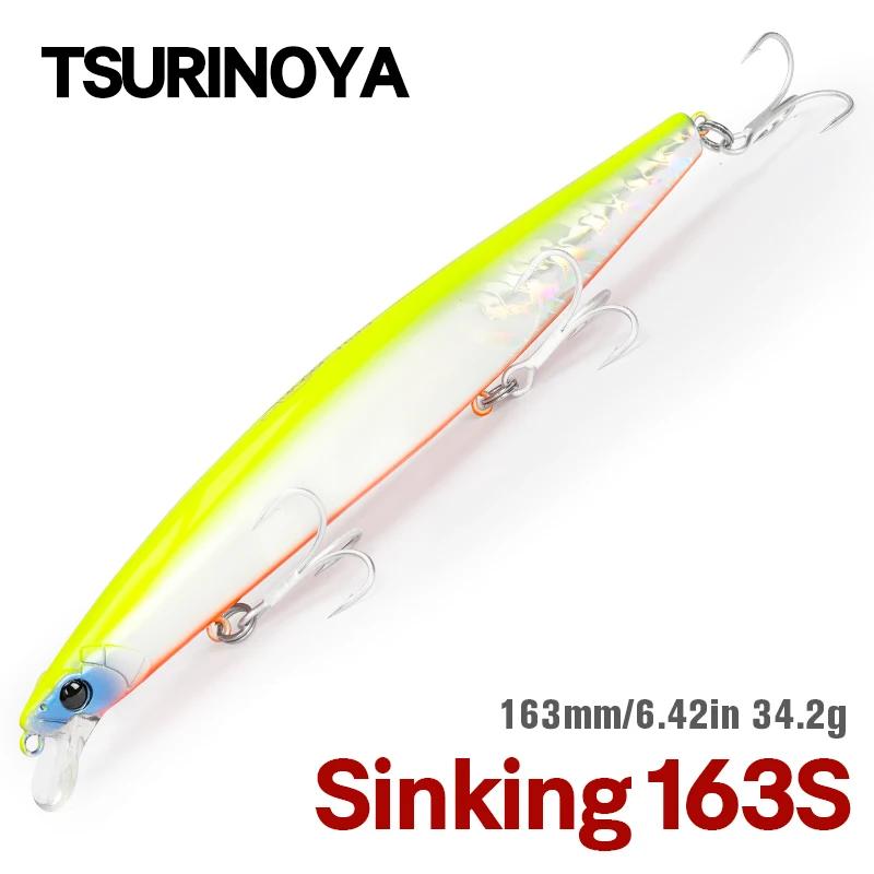 TSURINOYA STINGER 163S Ultra longue coulée coulant méné d'eau salée 163mm 34.2g leurre de pêche en m